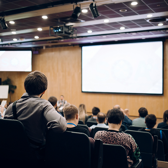 Students in a lecture hall